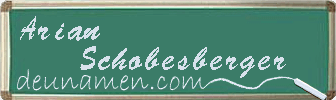 Arian Schobesberger Visitenkarte